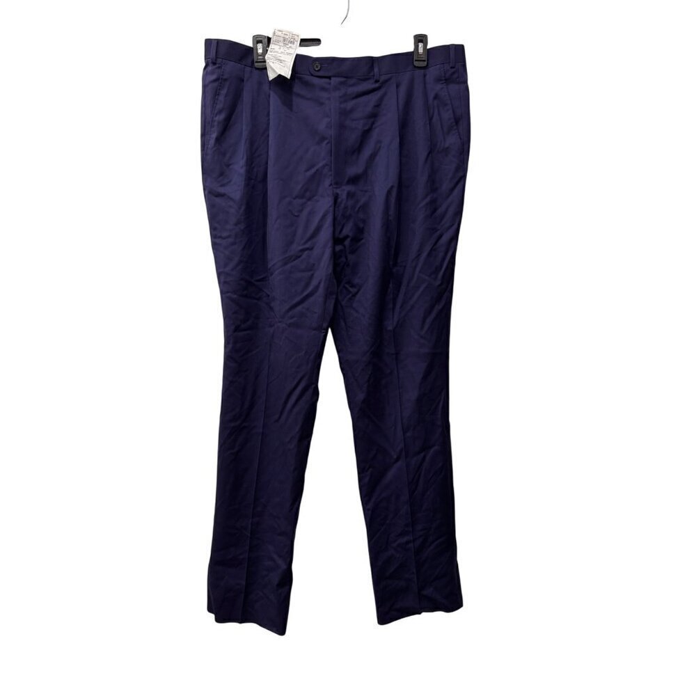New Vitale Barberis Canonico Men's Size 42 R Super 110s Perennial Pants *Raw Hem